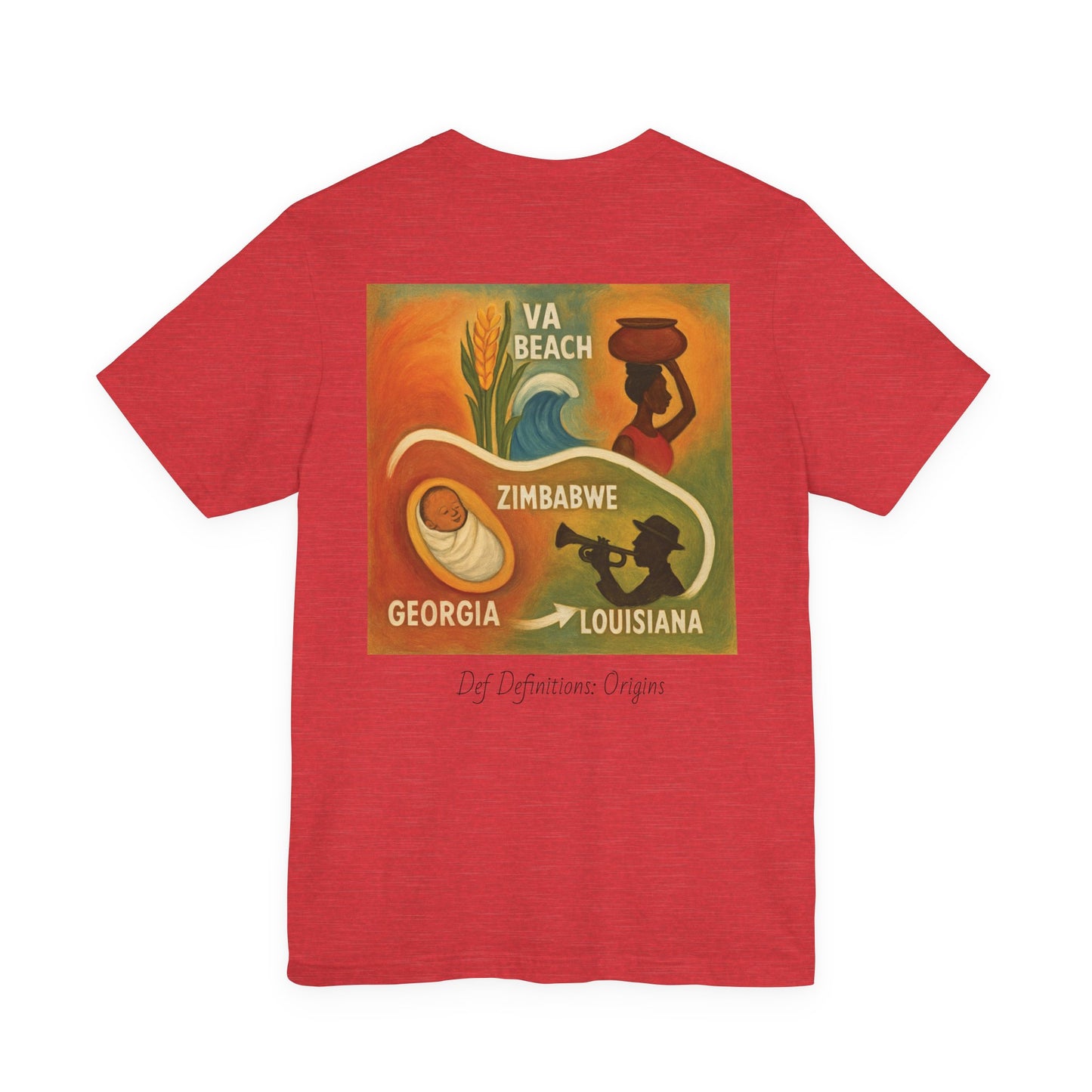 Defdefinitions™ Origin Map Tee