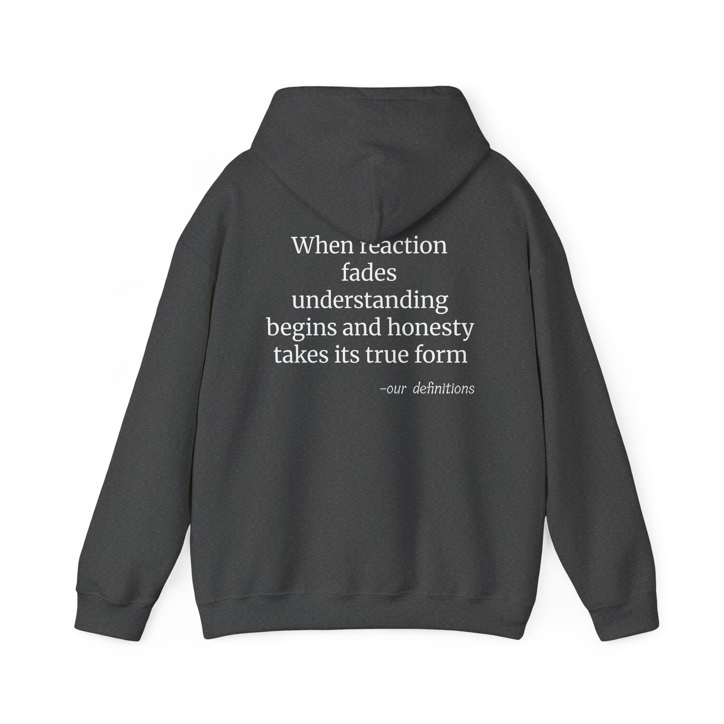 Defdefinitions™ Reflection Definition #2: Hoodie