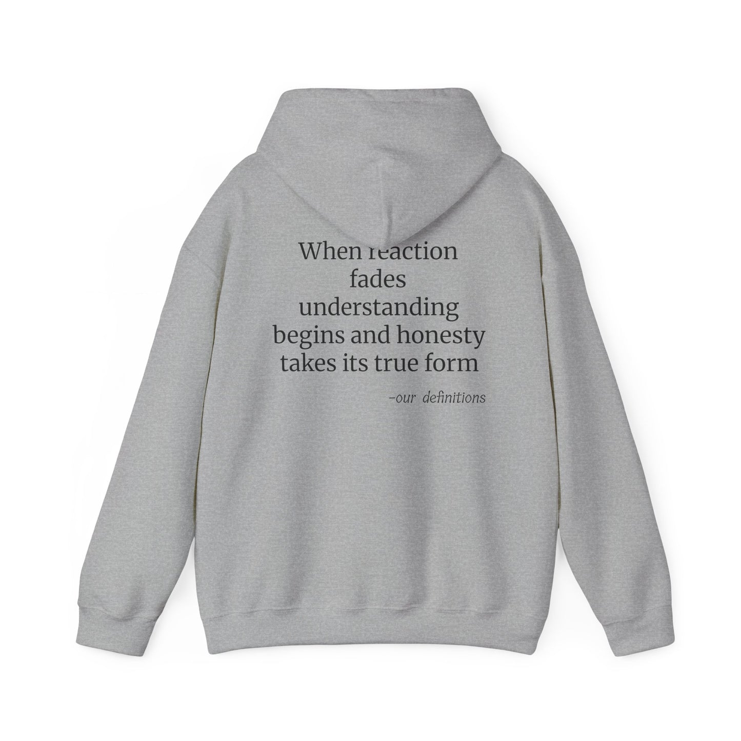 Defdefinitions™ Reflection Definition #2: Hoodie