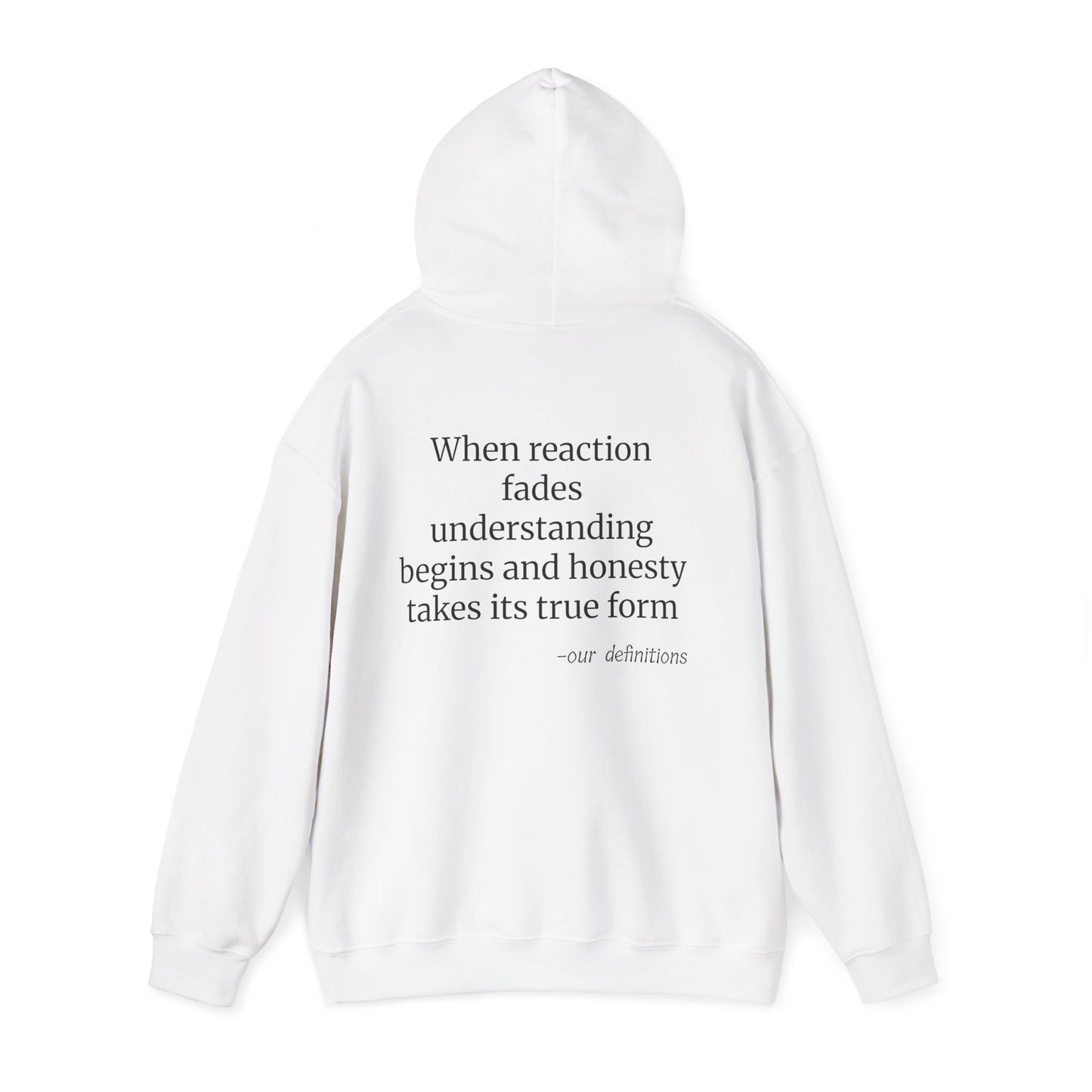 Defdefinitions™ Reflection Definition #2: Hoodie