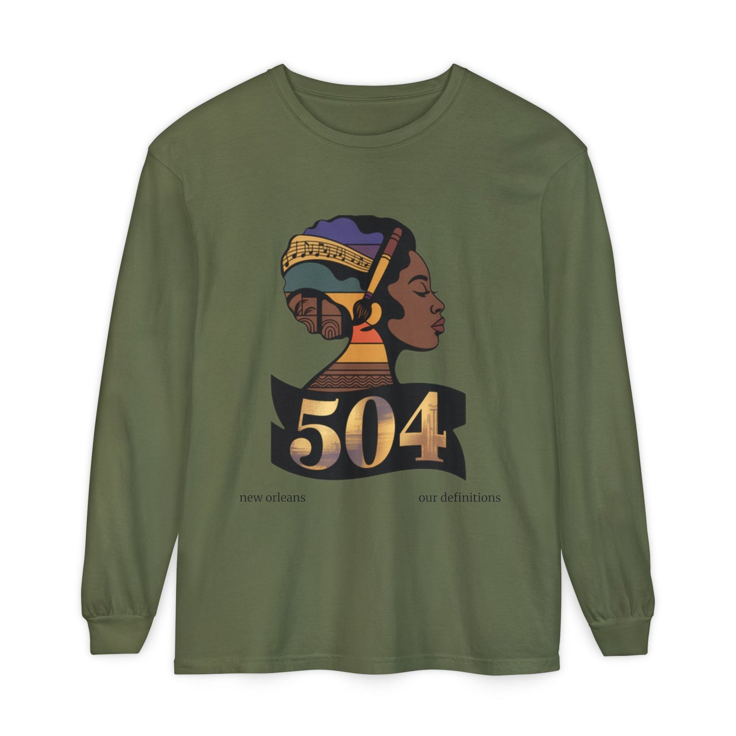 504 Queen Long Sleeve Tee