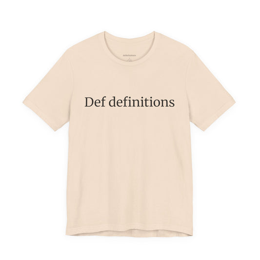 Defdefinitions™ Origin Map Tee