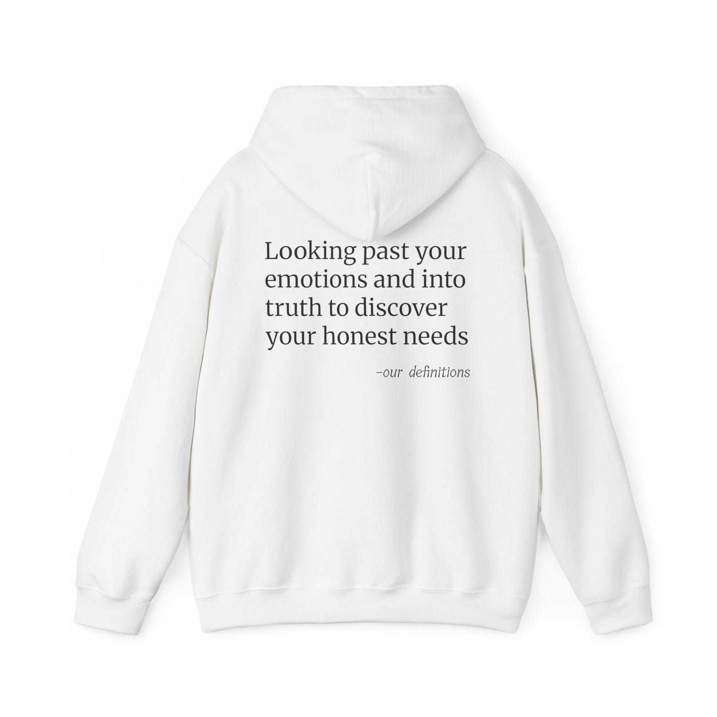 Defdefinitions™ Reflection Definition #1: Hoodie
