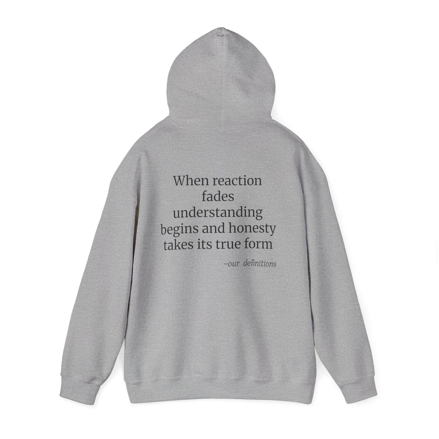 Defdefinitions™ Reflection Definition #2: Hoodie