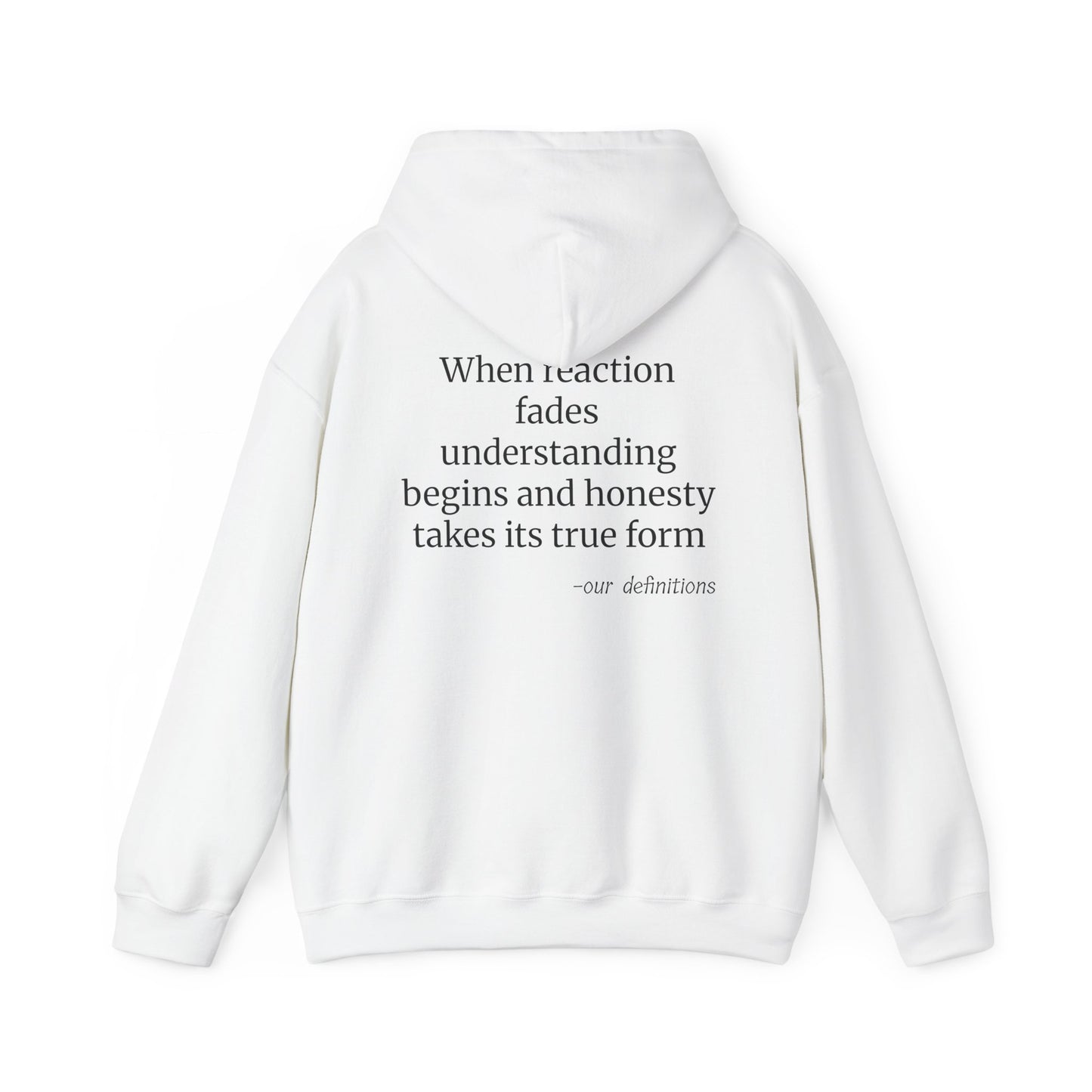 Defdefinitions™ Reflection Definition #2: Hoodie