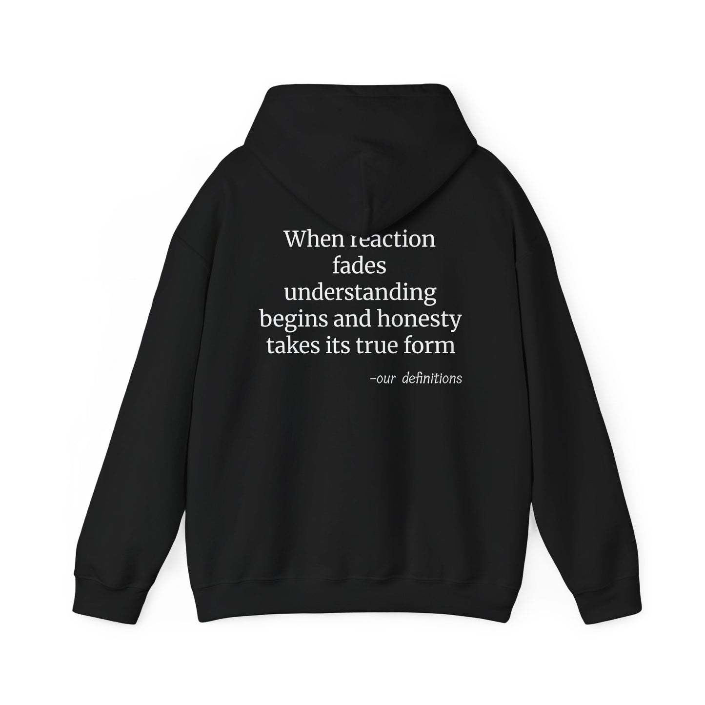 Defdefinitions™ Reflection Definition #2: Hoodie