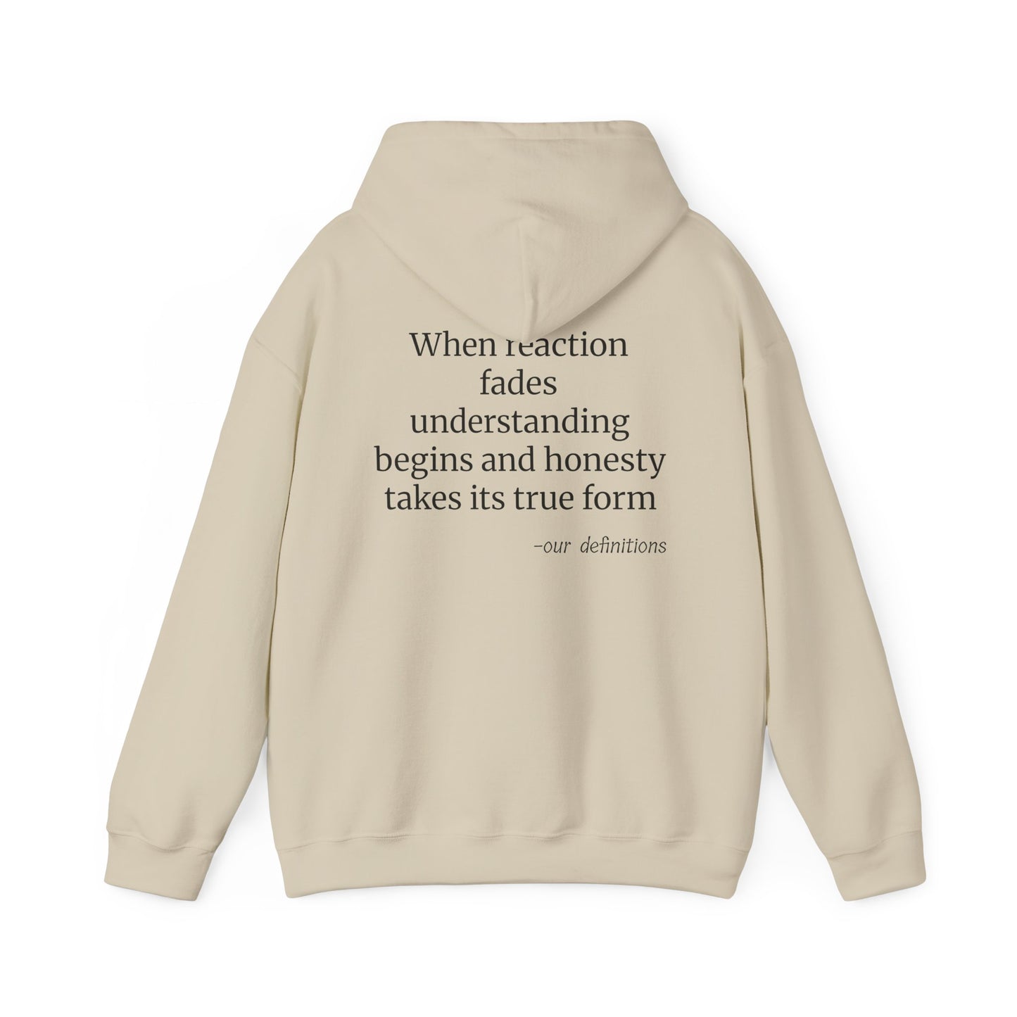 Defdefinitions™ Reflection Definition #2: Hoodie